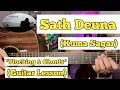 Sath Deuna - Kuma Sagar | Guitar Lesson | Plucking \u0026 Chords | (Strumming)