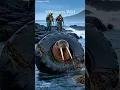 Download Lagu Walrus Freed from Stuck Tire by Brave Wildlife Rescuers#animalrescue #animalrescue #sealife