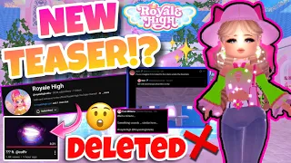NEW TEASER LEAKED ROYALE HIGH ROBLOX DID YOU MISS THIS