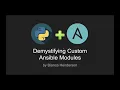 Bianca Henderson Demystifying Custom Ansible Modules