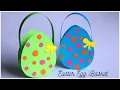 DIY Easter Egg Basket Handmade Paper Treat Bags for Easter 2020