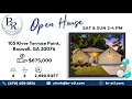 Open House Sat Sun 2-4 PM 105 River Terrace Pt