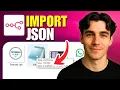 How To Import JSON In N8N Tutorial 2026