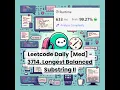 3714 Longest Balanced Substring II Med Leetcode Daily 2-13-26