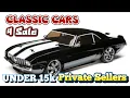 Great Deals-Classic Cars for Under 15k