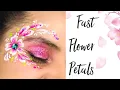 DOUBLE DIP Flower Petals Face Paint Tutorial with Different Brushes