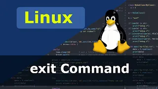 Linux Command - exit