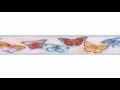 Chesapeake BBC92141B Samantha Butterfly Breeze Trail Wallpaper Border Blue