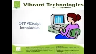 QTP - Introduction to Fundamentals of Vbscript