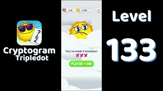 Cryptogram Tripledot Level 133 Answer SolutionGuruji