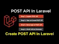 How To Create POST API In Laravel 8 Step By Step In Hindi Laravel API