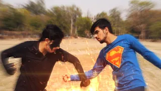 superman vs krrish the epic fight battle 