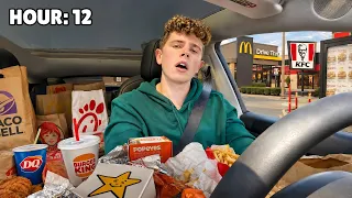 I Ate EVERY Drive-Thru In America In 24 Hours