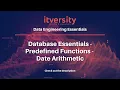 Database Essentials - Predefined Functions