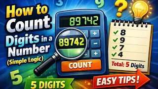 Count Digits in a Number Easy Java Program DSA for Beginners