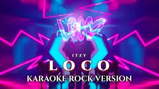 loco itzy karaoke rock version backing track minus one instrumental 