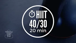 Interval Timer With Music 40 sec rounds 30 sec rest Mix 107