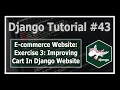 Exercise 3 Improving Cart Of Our E commerce Website Python Django Tutorials In Hindi