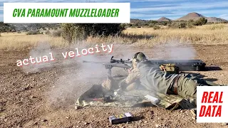 CVA PARAMOUNT MUZZLELOADER ACTUAL LOAD DATA ACTUAL VELOCITIES