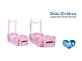 Delta Children Disney Princess Carriage Toddler-to-Twin Bed Assembly