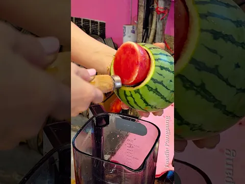 부산 깡통시장 명물! 애플수박 주스