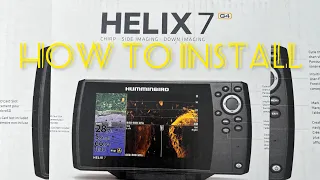 Installing Helix 7 Humminbird G4