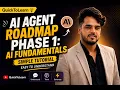 AI Agent Roadmap 2026 Phase 1 AI Fundamentals Explained for Beginners