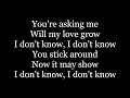 The Beatles - Something ( lyrics )