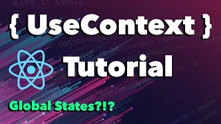 UseContext Hook Tutorial In ReactJS Global States