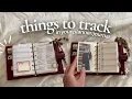 everything i m tracking in 2025 ft 13 planner page ideas