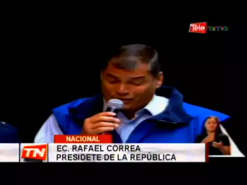 Presidente Correa critica a la dirigencia de los trabajadores