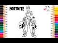 Coloring Sylvie - Fortnite Coloring Pages Labolina Coloring TV
