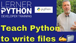 Python for non-programmers lesson 10 Files