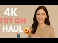 Download Lagu [4K] See Everything! Try-On Haul with Lisha | Transparent Dress \u0026 Lingerie Reveal #