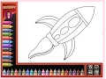 Rocket Coloring Pages for Kids - Rocket Coloring Pages