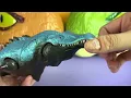 Jurassic World Unboxing Review Asmr Colorful Dinosaur T-rex D-rex Giganotosaurus Spino Smashers Eggs