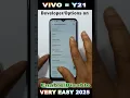 Vivo Y21 Developer Option to Option Y21 Developer Option 2025