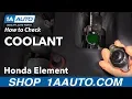 How to Check Coolant 03-11 Honda Element