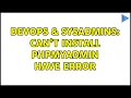 DevOps SysAdmins Can t install phpmyadmin have error