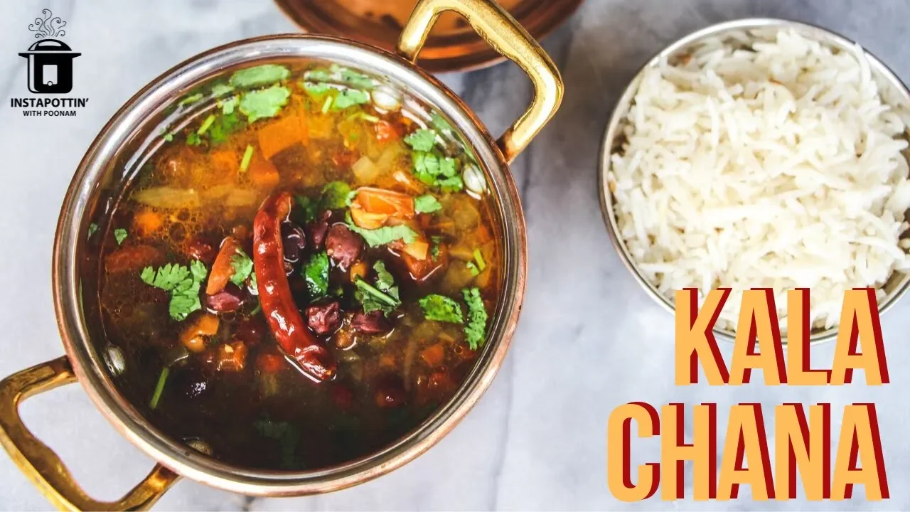 Kala Chana in the Instant Pot   Episode 104