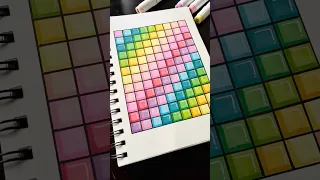 3D Pattern Art using Ohuhu alcohol markers