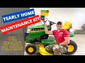 HOME MAINTENANCY KIT John Deere 100 series fuel filter change oil air filter spark plug