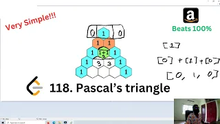 Python Solving Leetcode - 118 Pascal s Triangle Beats 100