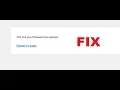 Fix The link you followed has expired error while installing plugins or themes in WordPress