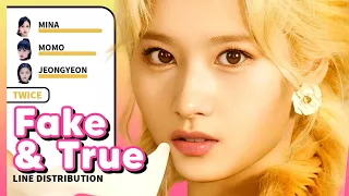 Download TWICE - Fake and True (Line Distribution) MP3