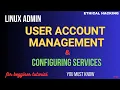 Linux User Account Management USERADD USERMOD Configuring Services Kali Linux Unleashed