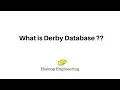 What is derby database