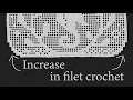 Filet Crochet Tutorial - Increase Solid box