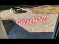 Paver Patio Timelapse With Firepit