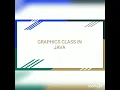 Graphic class in java